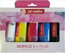 CAIXA ACRILICS 5 UN AMSTERDAM 75ML PRIMARIS | 8712079312954 | 3582805M | Llibreria La Gralla | Librería online de Granollers