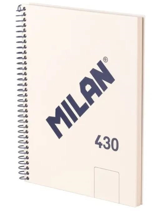 LLIBRETA A5 MILAN 430 LLISA 80 F 95GR BEIGE | 8411574110361 | 57151E80BG | Llibreria La Gralla | Librería online de Granollers