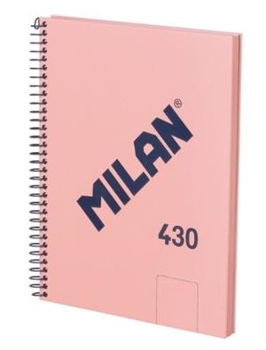 LLIBRETA A5 MILAN 430 LLISA 80 F 95GR ROSA | 8411574110330 | 57151E80P | Llibreria La Gralla | Librería online de Granollers