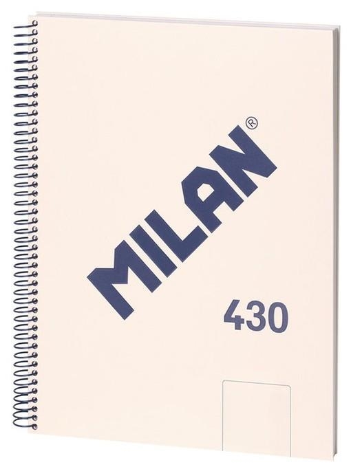 LLIBRETA MILAN 430 LLISA A4 80 F 95 GR BEIGE | 8411574110262 | 57141E80BG | Llibreria La Gralla | Librería online de Granollers