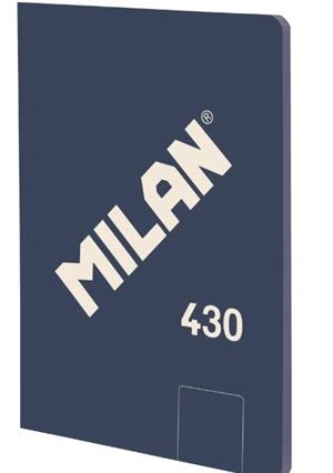 LLIBRETA MILAN 430 A5 LLISA TT 48 F BLAU | 8411574111726 | 57251G48B | Llibreria La Gralla | Librería online de Granollers