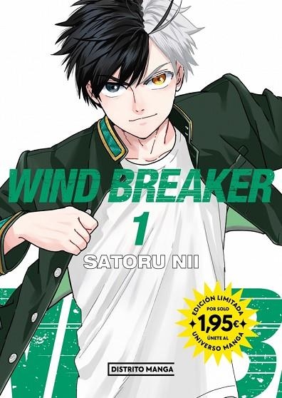 WIND BREAKER 1 (UNIVERSO MANGA) | 9788410305731 | NII, SATORU | Llibreria La Gralla | Librería online de Granollers