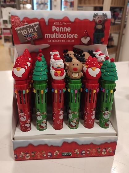 BOLIGRAF NOGUERA&VINTRO NADAL 10 COLORS | 8007509118207 | NOGBO81736 | Llibreria La Gralla | Librería online de Granollers