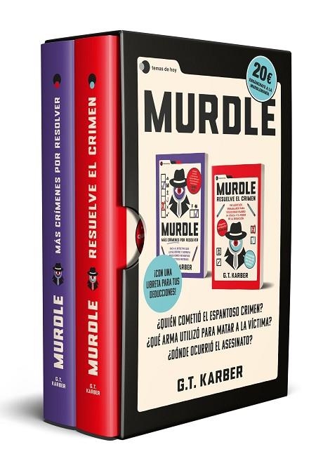 ESTUCHE MURDLE: VOL.1 + VOL.2 + LIBRETA DE DEDUCCIONES | 9791387869441 | KARBER, G.T. | Llibreria La Gralla | Librería online de Granollers