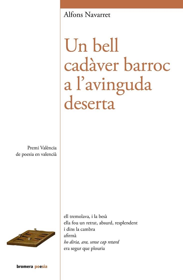 UN BELL CADÀVER BARROC A L'AVINGUDA DESERTA | 9788413588346 | ALFONS NAVARRET | Llibreria La Gralla | Librería online de Granollers