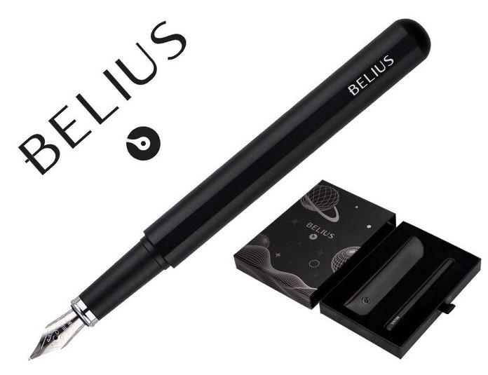 JOC PLOMA FUNDA CUIR BELIUS SPACE B MINIMALISTA NEGRE | 8423473066373 | BEL168872 | Llibreria La Gralla | Llibreria online de Granollers