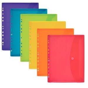 SOBRE PLASTIC A5 OXFORD MULTITALADRE  VELCRO COLORS | 3045050464782 | 400170115 | Llibreria La Gralla | Librería online de Granollers