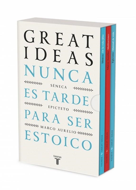 NUNCA ES TARDE PARA SER ESTOICO (SERIE GREAT IDEAS) | 9788430628766 | SÉNECA ;  EPICTETO ;  MARCO AURELIO | Llibreria La Gralla | Llibreria online de Granollers