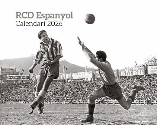 CALENDARI 2026 RCD ESPANYOL (B/N) | 8415001049415 | EFADOS | Llibreria La Gralla | Llibreria online de Granollers