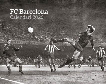 CALENDARI 2026 FC BARCELONA (B/N) | 8415001049460 | EFADOS | Llibreria La Gralla | Llibreria online de Granollers