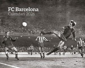 CALENDARI 2026 FC BARCELONA (B/N) | 8415001049460 | EFADOS | Llibreria La Gralla | Librería online de Granollers