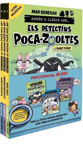 PACK APRÈN A LLEGIR AMB... ELS DETECTIUS POCA-ZOOLTES!  7,8 I 9: EN LLETRA MAJÚS | 9791387782955 | BENEGAS, MAR | Llibreria La Gralla | Llibreria online de Granollers
