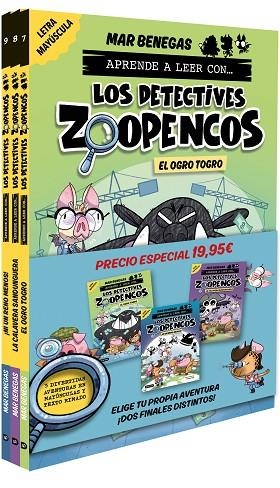 PACK APRENDE A LEER CON... ¡LOS DETECTIVES ZOOPENCOS! 7, 8 Y 9: EN LETRA MAYÚSCU | 9788408310808 | BENEGAS, MAR | Llibreria La Gralla | Llibreria online de Granollers