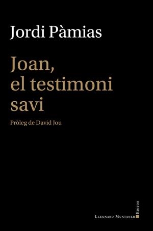 JOAN, EL TESTIMONI SAVI | 9788410377660 | PÀMIAS, JORDI | Llibreria La Gralla | Llibreria online de Granollers