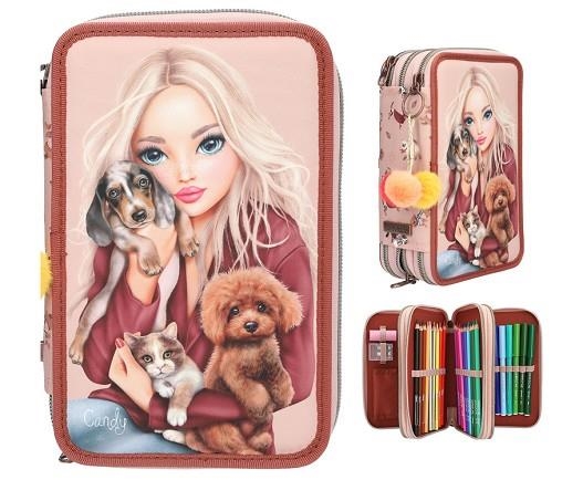 PLUMIER TOP MODEL TRIPLE CREMALLERA GOSSOS I GATS | 4010070708368 | 13673_A | Llibreria La Gralla | Llibreria online de Granollers