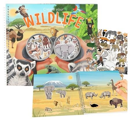 QUADERN TOP MODEL CREATE YOUR WILDLIFE AMB ENGANXINES | 4010070703134 | 0013601 | Llibreria La Gralla | Llibreria online de Granollers