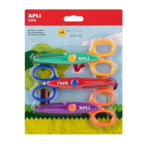 PACK TISORES CREATIVES APLI 13.5CM 3 TALLS | 8410782200017 | 20001 | Llibreria La Gralla | Librería online de Granollers