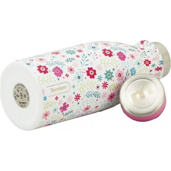 AMPOLLA TÈRMICA SPORTANDEM 350ML NEW FLOWERS | 8412782612067 | 612067 | Llibreria La Gralla | Librería online de Granollers