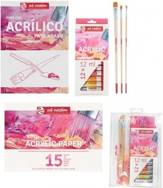 SET ACRILIC ART CREATIONS TALENS | 8712079468859 | PO200040 | Llibreria La Gralla | Llibreria online de Granollers