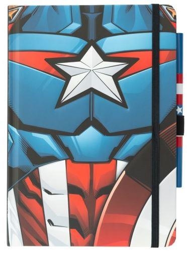 LLIBRETA AMB BOLIGRAF GRUPO ERIK A5 PUNTS MARVEL CAPITAN AMERICA | 8435497297367 | CPA5045 | Llibreria La Gralla | Llibreria online de Granollers