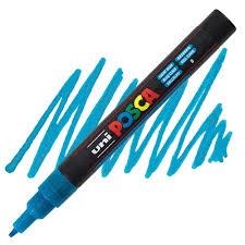 RETOLADOR POSCA PC 3ML 0.9-1.3 MM BLAU CLAR PURPURINA | 4902778197974 | 285338000 | Llibreria La Gralla | Llibreria online de Granollers