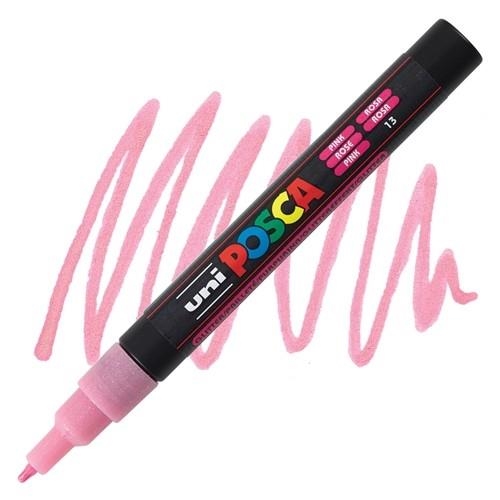 RETOLADOR POSCA PC 3ML 0.9-1.3 MM ROSA PURPURINA | 4902778198001 | 285353000 | Llibreria La Gralla | Llibreria online de Granollers