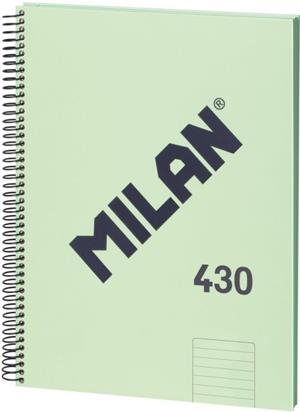 LLIBRETA MILAN 430 RATLLES A4 80F VERDA | 88411574104878 | 57142E80GR | Llibreria La Gralla | Llibreria online de Granollers