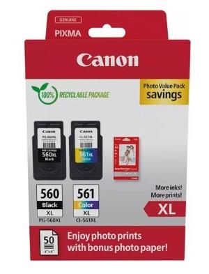 MULTIPACK 2 CARTUTXOS CANON 560 NEGRE XL + 561 COLOR XL | 8714574679402 | CANON | Llibreria La Gralla | Librería online de Granollers