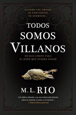 TODOS SOMOS VILLANOS | 9788419130587 | RIO, M.L. | Llibreria La Gralla | Llibreria online de Granollers