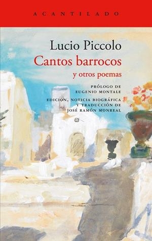 CANTOS BARROCOS | 9791387964092 | PICCOLO, LUCIO | Llibreria La Gralla | Llibreria online de Granollers