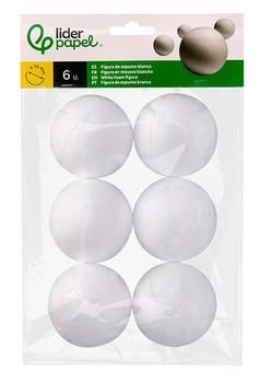 BOLA POREXPAN LIDERPAPEL 7 CM 6 UNITATS | 8423473106888 | MX17 | Llibreria La Gralla | Llibreria online de Granollers
