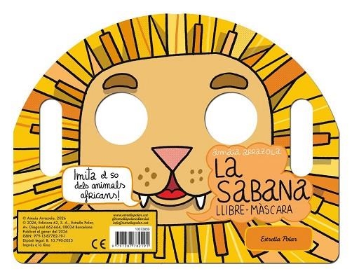 SABANA, LA  LLIBRE-MÀSCARA | 9791387782191 | ARRAZOLA, AMAIA | Llibreria La Gralla | Llibreria online de Granollers