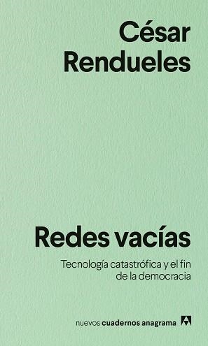 REDES VACÍAS | 9788433948991 | RENDUELES, CÉSAR | Llibreria La Gralla | Librería online de Granollers