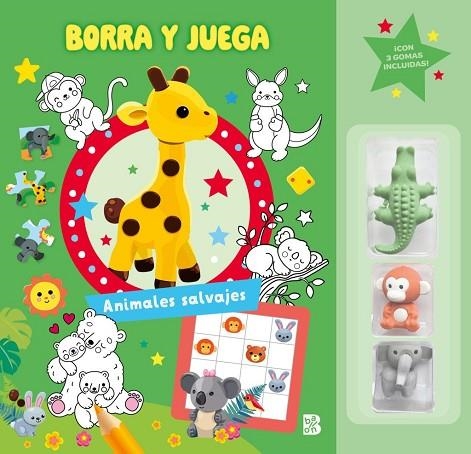 BORRA Y JUEGA - ANIMALES SALVAJES | 9789403243917 | , BALLON | Llibreria La Gralla | Librería online de Granollers