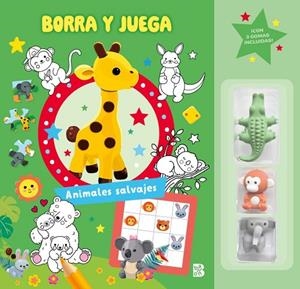 BORRA Y JUEGA - ANIMALES SALVAJES | 9789403243917 | , BALLON | Llibreria La Gralla | Librería online de Granollers
