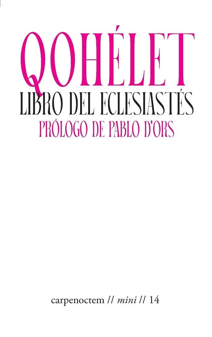 QOHÉLET | 9788412929355 | VVAA | Llibreria La Gralla | Llibreria online de Granollers