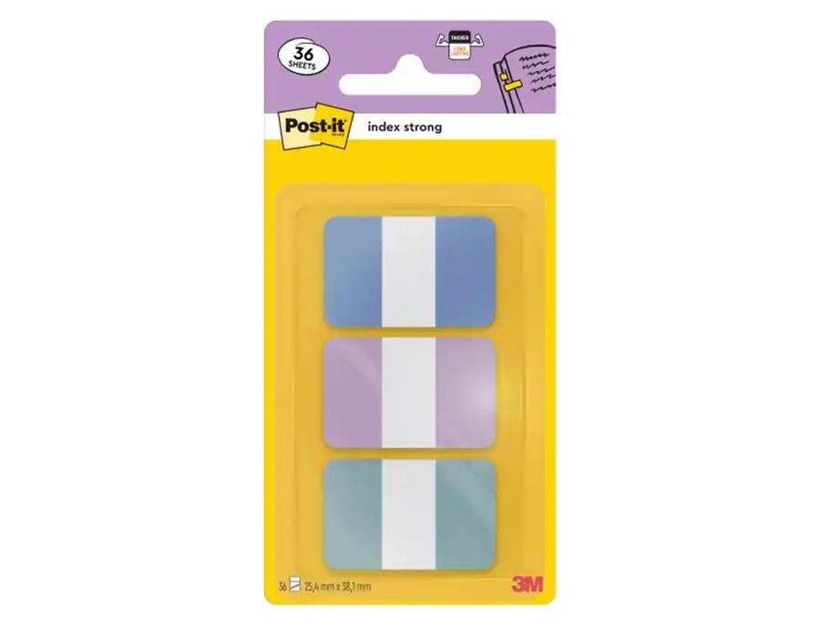 INDEX POST-IT ADHESIU COLORS PASTEL BLAUS | 068060305602 | 7100396576 | Llibreria La Gralla | Llibreria online de Granollers