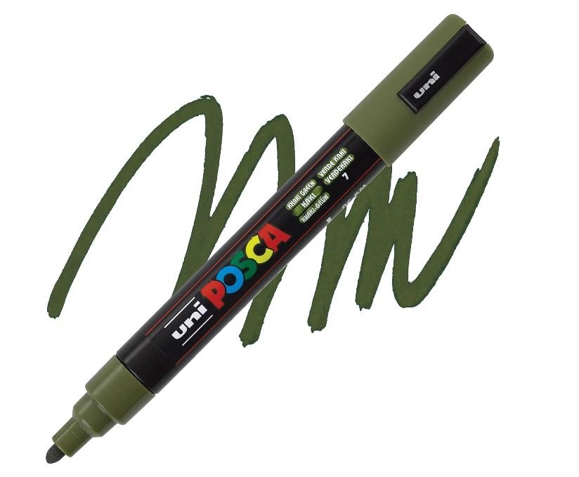 RETOLADOR POSCA PC 5M VERD CAQUI 7 | 4902778300008 | 300053000 | Llibreria La Gralla | Llibreria online de Granollers