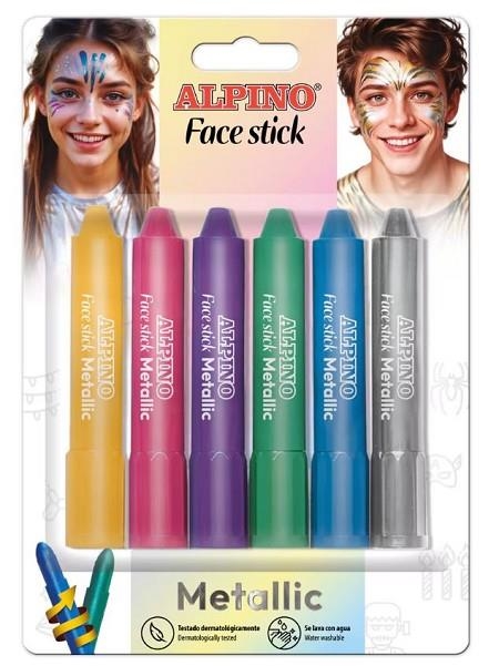 BARRA MAQUILLATGE ALPINO 6 COLORS METAL.LIC | 8413240617228 | DL000014M | Llibreria La Gralla | Llibreria online de Granollers