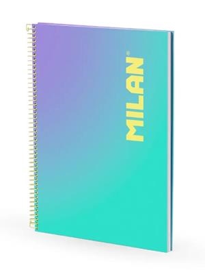 LLIBRETA A4 MILAN SUNSET VERD QUADRICULA 5X5 90F 95 GR | 8411574115090 | 57143E90SNGR | Llibreria La Gralla | Librería online de Granollers