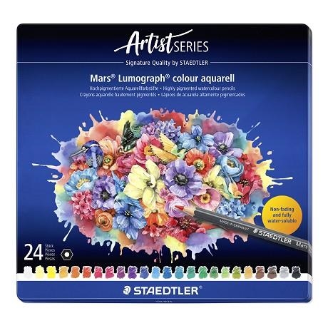 COLORS 24 UNI MARS LUMOGRAPH AQUAREL·LA | 4007817172803 | 104 M24 | Llibreria La Gralla | Llibreria online de Granollers