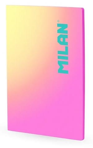 LLIBRETA A4 MILAN SUNSET ROSA RATLLES 48 F 95 GR | 8411574115199 | 57242L48SNP | Llibreria La Gralla | Llibreria online de Granollers