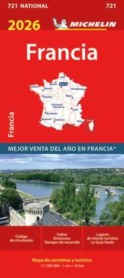 MAPA NATIONAL FRANCIA 2026 MICHELIN | 9782067269699 | AA.VV | Llibreria La Gralla | Llibreria online de Granollers