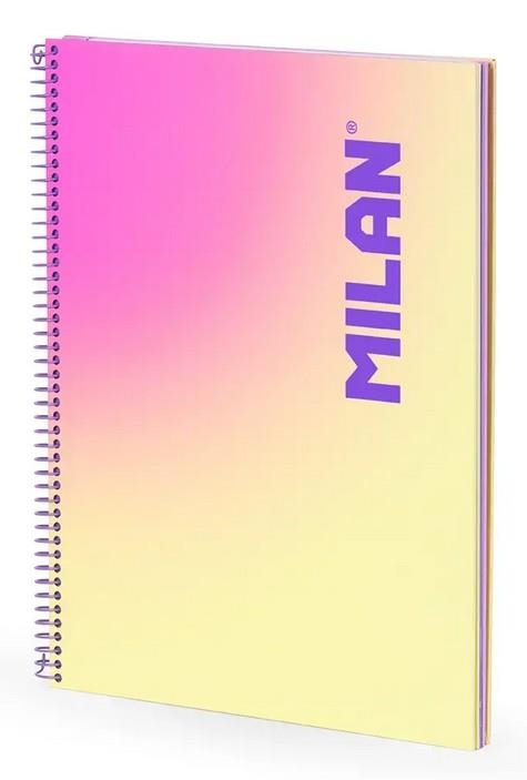 LLIBRETA A4 MILAN SUNSET GROC RATLLES 90 F 95 GR | 8411574115045 | 57142E90SNY | Llibreria La Gralla | Llibreria online de Granollers