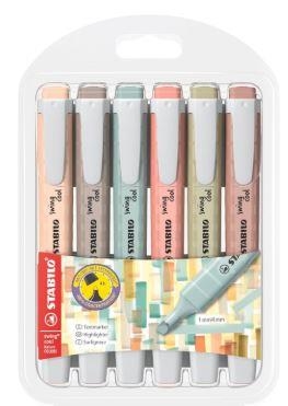 PACK STABILO SWING 6 COLORS NATURE | 4006381619998 | 275/6-09 | Llibreria La Gralla | Librería online de Granollers