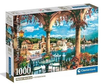 PUZZLE CLEMENTONI 1000 PECES BALCO AMB VISTES AL LLAC | 8005125399307 | 039591 | Llibreria La Gralla | Librería online de Granollers