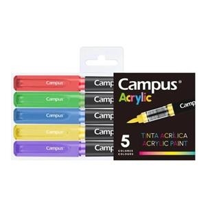 RETOLADOR ACRÍLIC CAMPUS 5 UNITATS COLORS | 8426307342698 | 081770 | Llibreria La Gralla | Librería online de Granollers