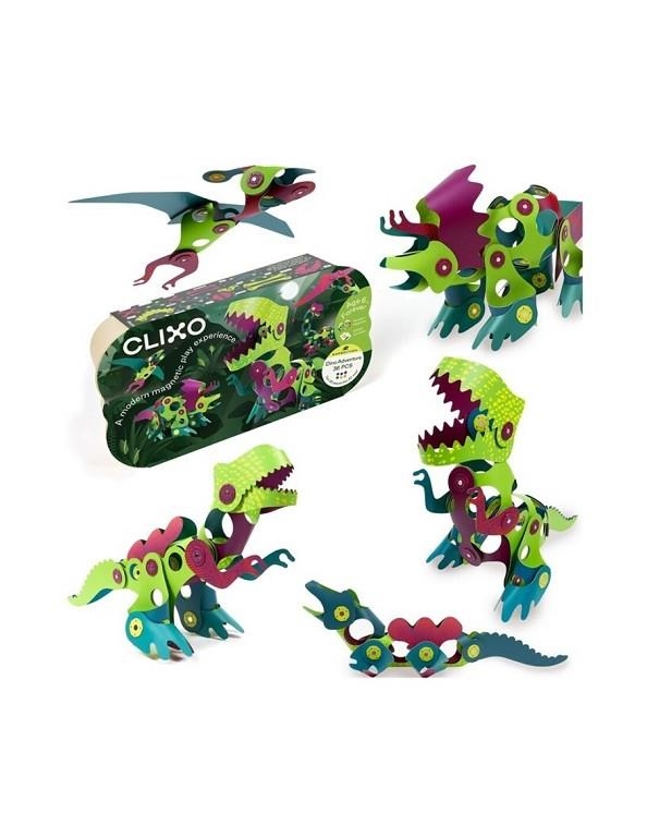 CLIXO. DINO ADVENTUIRE. 36 PECES | 8500544804086 | CLIXO | Llibreria La Gralla | Llibreria online de Granollers
