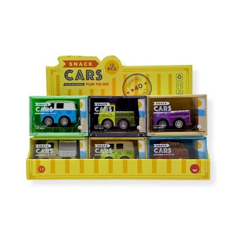 SNACK CARS DIVERSOS MODELS (SERIE 3) | 7939691801586 | JUEGACONMIGO | Llibreria La Gralla | Llibreria online de Granollers
