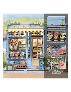 MINIATURE HOUSE ANNA'S BLUE BLOSSOM. 255 PECES | 6975436181088 | CUTEBEE | Llibreria La Gralla | Llibreria online de Granollers